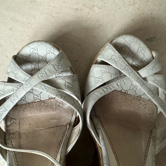 Gucci GG Signature Leather Espadrilles Size: US8.5, IT38.5 - Picture 6 of 9